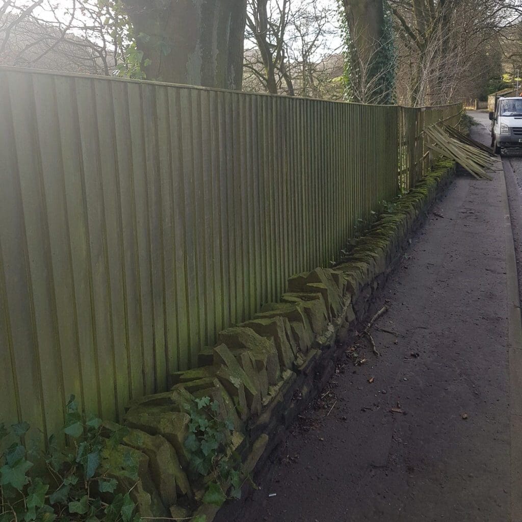 Decorative or semi-solid panels Fence Leeds