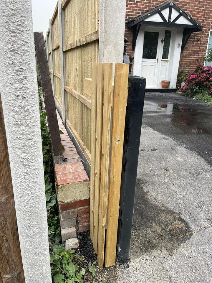 Featheredge fencing installation Leeds